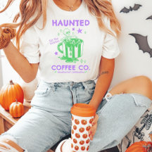 Camiseta personalizable de Haunted Coffee Co