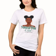 Camiseta personalizada con el peinado "Space Buns"