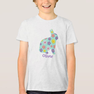 Triblenda Camiseta personalizada con nombre de conejo de Pas