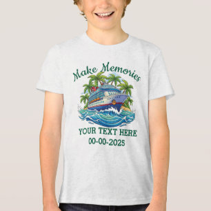Triblenda Camiseta Personalizada de Crucero Familiar Crea