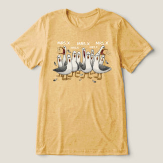 Triblenda Camiseta Personalizada de Profesora de Gaviotas, C