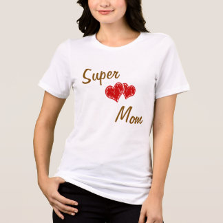 Triblenda Camiseta Personalizada de Super Mamá | Nombre Pers