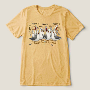 Triblenda Camiseta Personalizada - Mamá Gaviota - Divertida 
