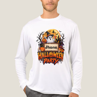 Triblenda Camiseta personalizada para fiesta de Halloween |