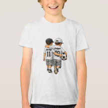 Camiseta personalizada para niños, mejores amigos