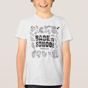 Triblenda Camiseta Personalizada para Niños Regreso a Clases