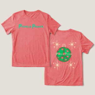 Triblenda camiseta pickle paz navidad bola