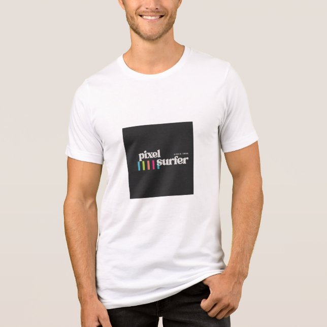 Triblenda Camiseta Pixel Surfer (Anverso)