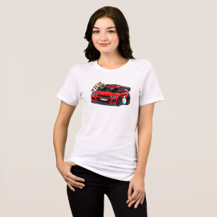 Triblenda Camiseta Premium Suave Divertida de Mujer para Coc