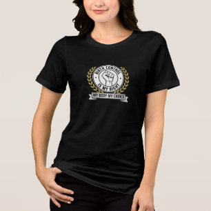 Triblenda Camiseta Pro Elección Derechos De Aborto Mi Cuerpo
