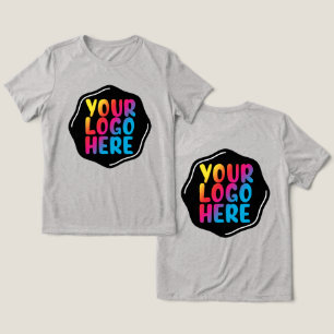 Triblenda Camiseta promocional de logotipo personalizado   C