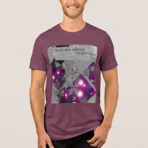 Triblenda Camiseta Purple Diamond Glow