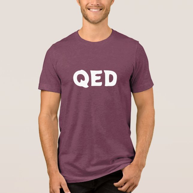 Triblenda Camiseta QED (Anverso)