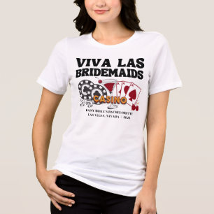 Triblenda Camiseta Retro Afortunada Enamorada Vegas Despedid
