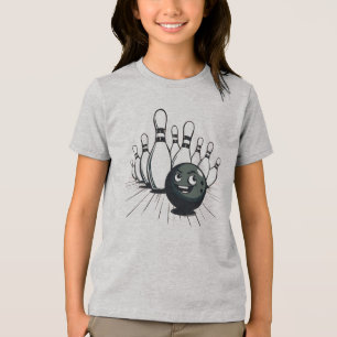 Triblenda Camiseta Retro Bowling - Huelga de cosecha