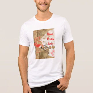 Triblenda Camiseta Retro de Chica Pin-Up de Buenas Vibas