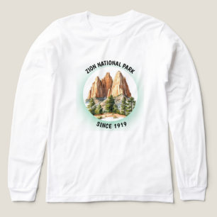 Triblenda Camiseta Retro de Círculo Deteriorado de Zion Nati