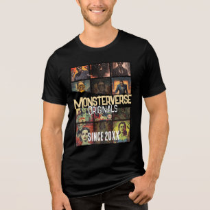 Triblenda Camiseta Retro de Terror de Monsterverse Originals