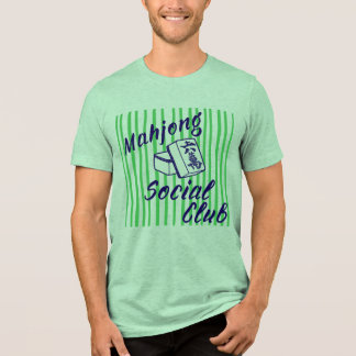 Triblenda Camiseta Retro del Club Social de Mahjong