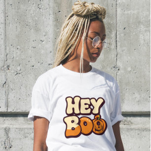Triblenda Camiseta Retro Groovy de Halloween para Mujeres   