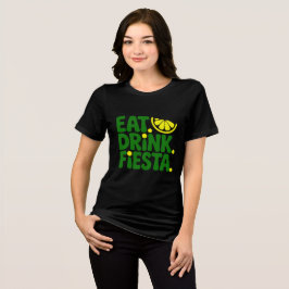 Triblenda Camiseta Retro Mínima Fiesta Come Bebe