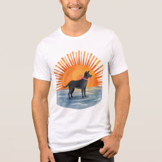 Triblenda Camiseta Retro Vintage Raza de Perro | Estilo Desg