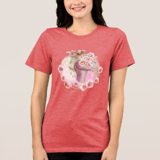 Triblenda camiseta rosa