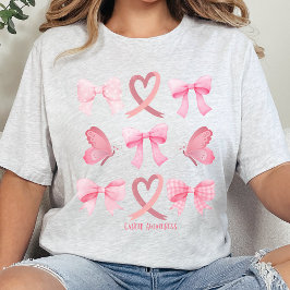 Triblenda Camiseta rosa de la cinta superviviente del cáncer