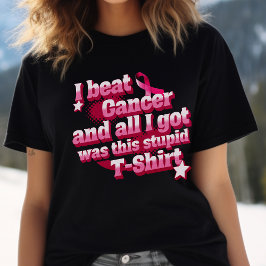 Triblenda Camiseta rosa sobreviviente de cáncer de cinta, lu