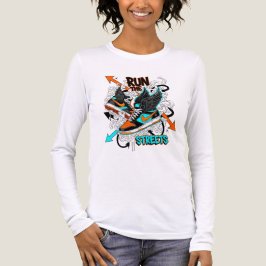 Triblenda Camiseta Run the Streets – Graffiti Sneakers Tee