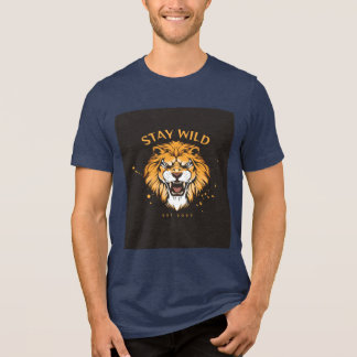 Triblenda Camiseta Salvaje Cara de León