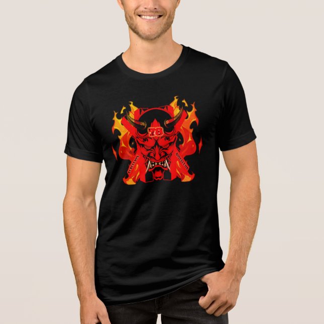 Triblenda Camiseta Samurái Malvado  (Anverso)