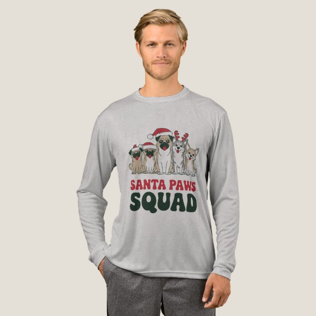 Triblenda Camiseta Santa Paws Squad (Anverso Completo)