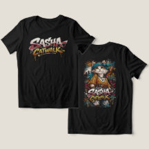 Camiseta Sasha Catwalk Y2K Graffiti