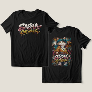 Triblenda Camiseta Sasha Catwalk Y2K Graffiti