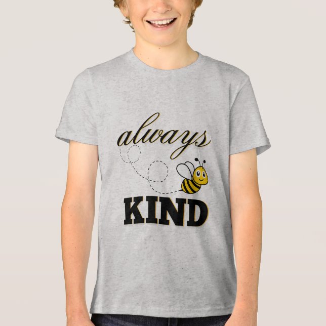 Triblenda camiseta "sé siempre amable" (Anverso)