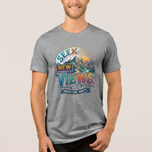 Triblenda Camiseta Seek New Views – Aventura Inspiradora G