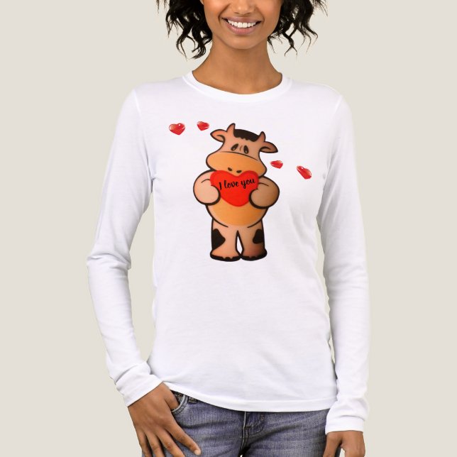 Triblenda Camiseta Sentimientos de vaca  (Anverso)