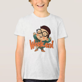 Triblenda Camiseta simple de fin de semana: perfecta para lo