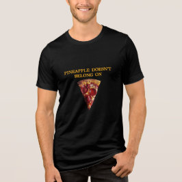 Triblenda Camiseta sin piña en la pizza