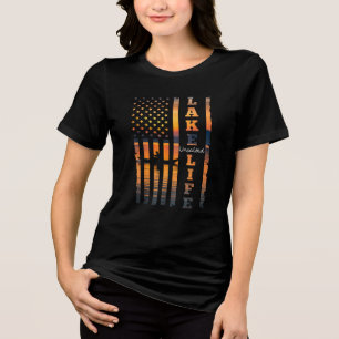 Triblenda Camiseta sin sal de Lake Life Bella Canvas Summe