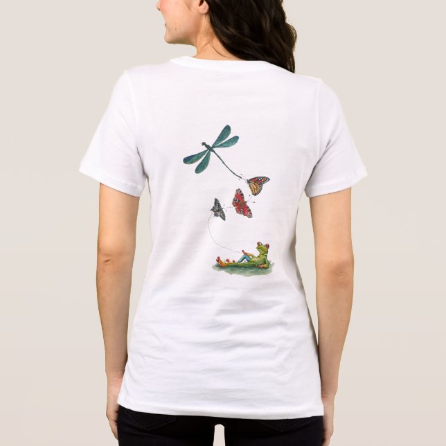 Triblenda Camiseta Spring Fling Tri-Blend Camiseta (Reverso )