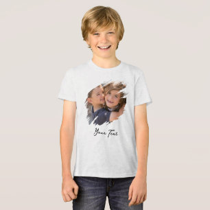 Triblenda Camiseta suave de algodón para niños y adolescente