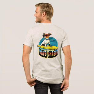 Triblenda Camiseta Surfing Dog Wave Chaser