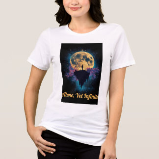 Triblenda Camiseta surrealista de arte cósmico | Dreamy Nigh