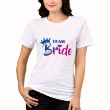Camiseta Team Bride Distinguida por su fantástica