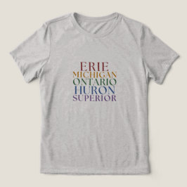 Triblenda Camiseta temática de pesca en Michigan para mujere