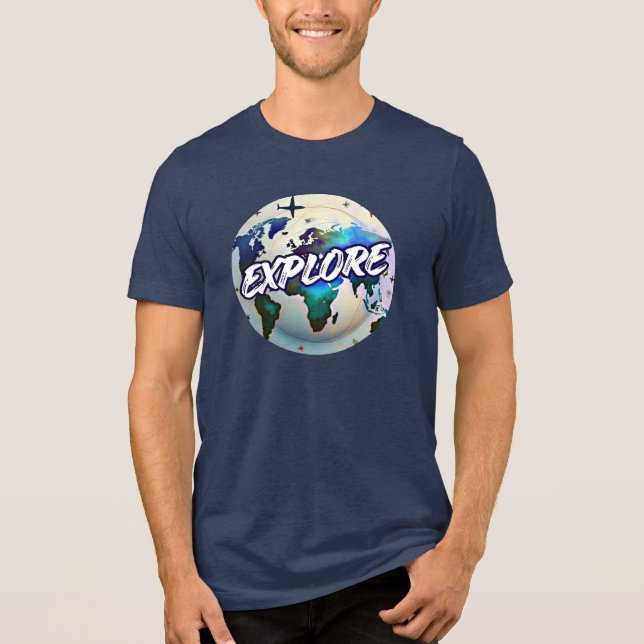 Triblenda Camiseta temática Explorar (Anverso)