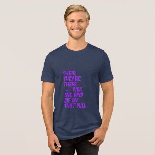 Triblenda Camiseta There, Their / Your, You're
