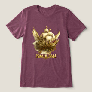 Triblenda Camiseta Tri-Bl Bella+Canvas de Barco Volador de F